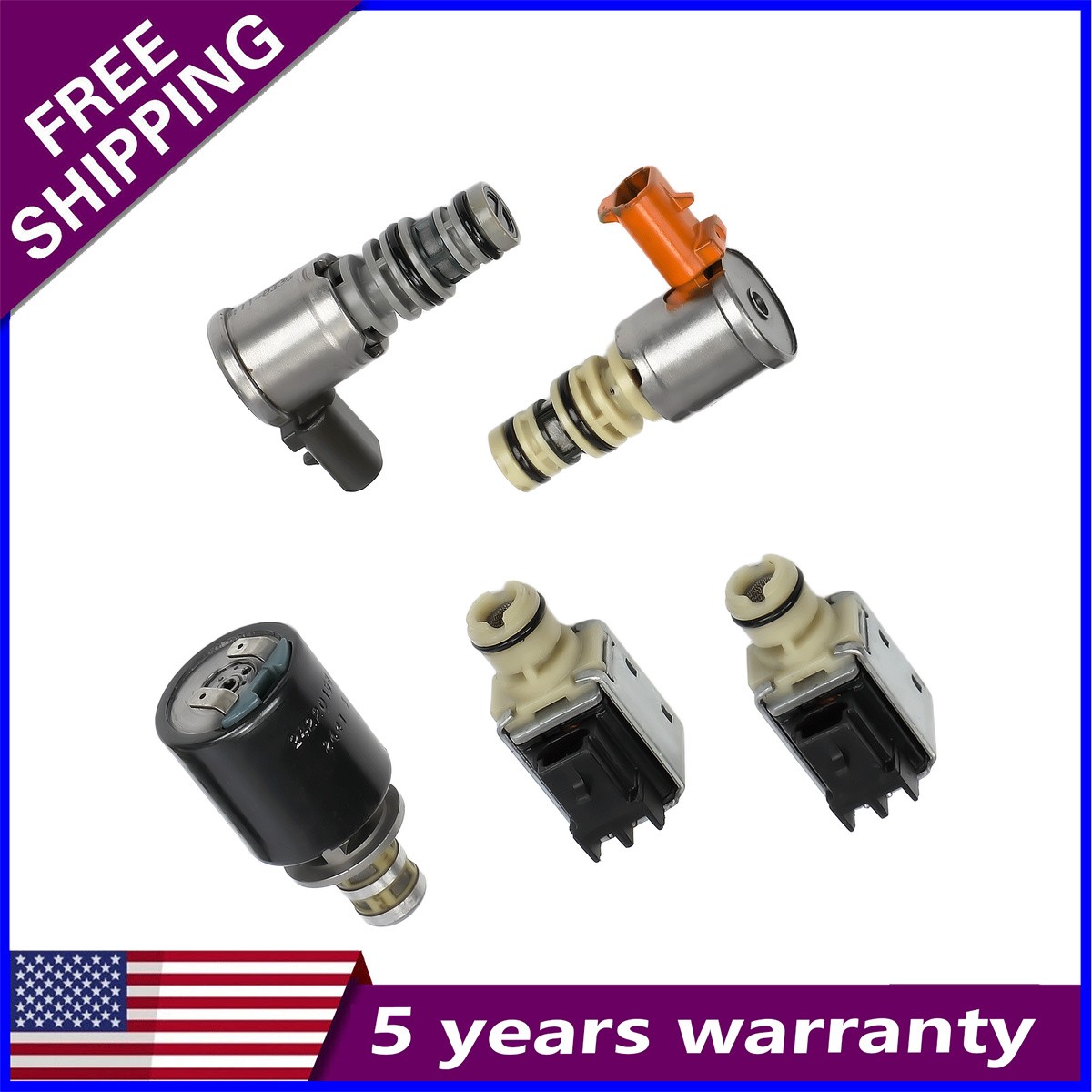 Transmission Master Solenoid Kit 4L60E 4L65E TCC PWM For GMC Chevy EPC Shift