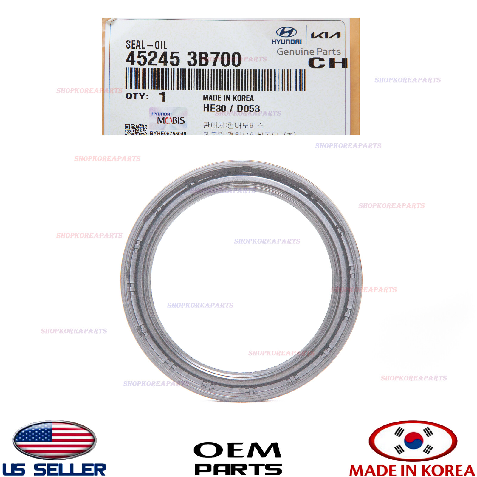 Automatic Transmission Output Shaft Seal RIGHT OEM HYUNDAI KIA See Compatibility