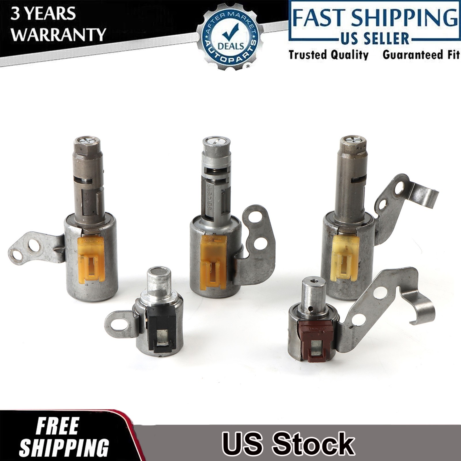 5PCS U140E/F U240E/F U241E Transmission Shift Solenoid for Toyota RAV4 Lexus